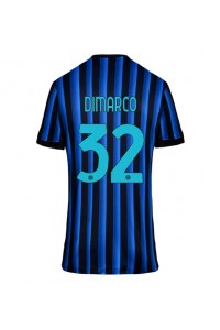Inter Milan Federico Dimarco #32 Fotballdrakt Hjemme Klær Dame 2025-26 Korte ermer